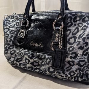 Vintage Coach Leopard Print Purse